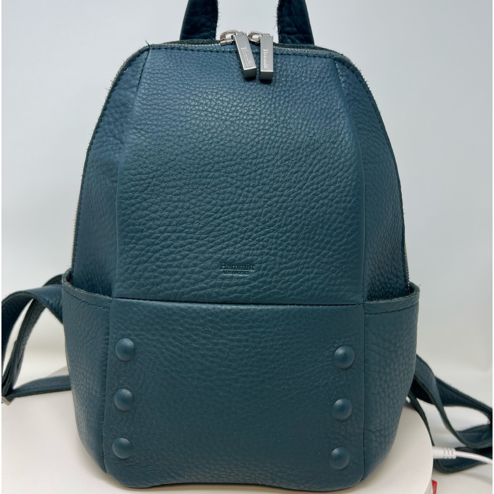 Hammitt Hunter Medium Pebbled Leather Occaion Teal Backpack